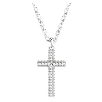 Collana Swarovski Croce  Insigne bianca - 5675577
