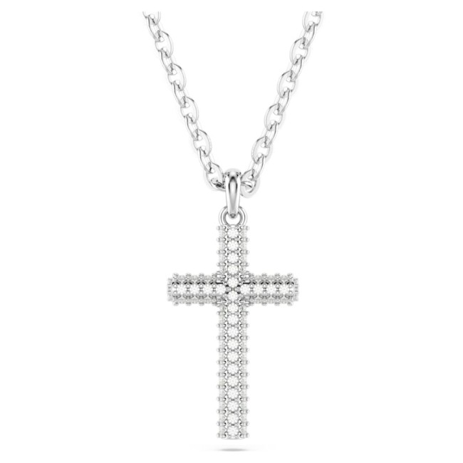Collana Swarovski Croce  Insigne bianca - 5675577