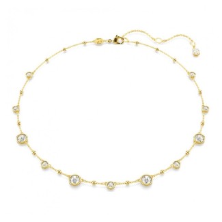 Golden Swarovski Imber necklace with crystals - 5680090