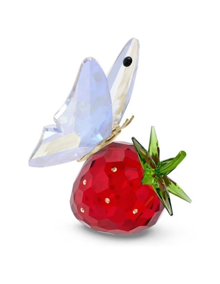 Decorazione Swarovski Idyllia Fragola e Farfalla - 5666846