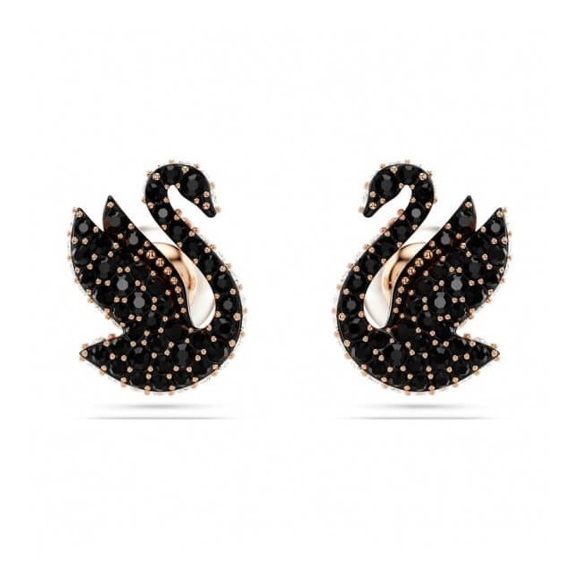 Orecchini Iconic Swan Swarovski cigno nero - 5684608