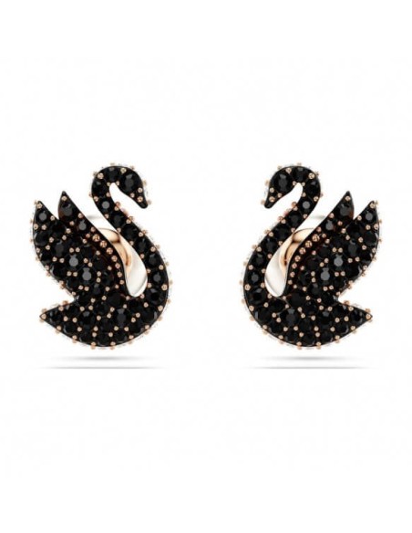 Orecchini Iconic Swan Swarovski cigno nero - 5684608