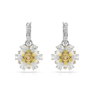 Orecchini monachella Swarovski Idyllia bianco e giallo - 5683243