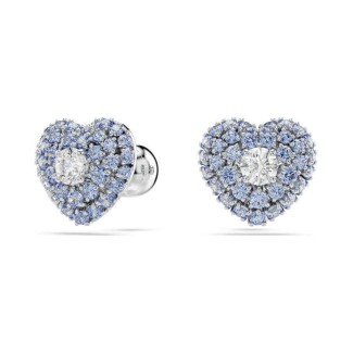 Swarovski Heart Hyperbola Earrings Blue - 5683576