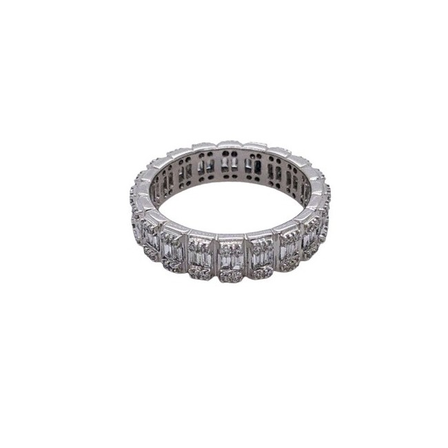 Salvini Magia round band ring in gold and diamonds - 20101042