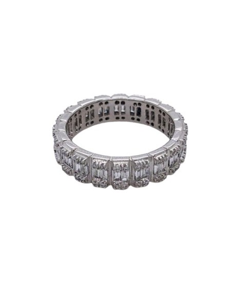 Salvini Magia round band ring in gold and diamonds - 20101042