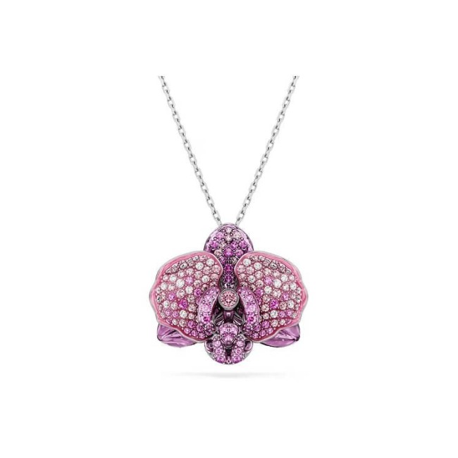 SCS Swarovski Idyllia Orchid Necklace - 5680910