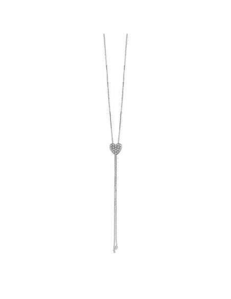 Salvini I Segni necklace with heart and pavé diamonds 20071359