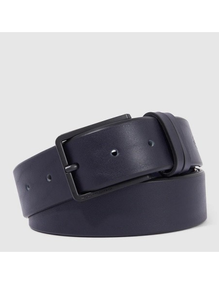 Piquadro Men's blue leather belt CU6327S130/BLU