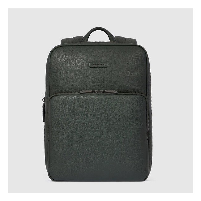 Zaino in pelle verde Piquadro Modus special - CA6311MOS/VE3