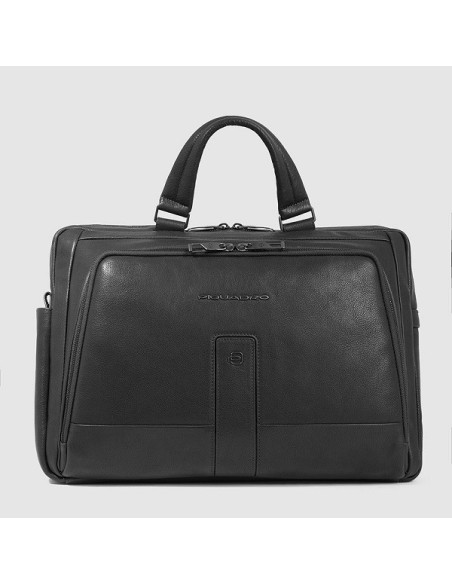 Piquadro Black leather briefcase CA6025S129/N