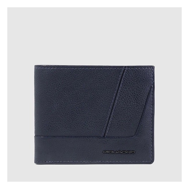 Portafoglio Piquadro blu in pelle - PU4188S129R/BLU