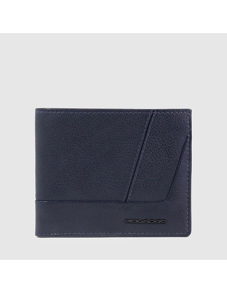 Piquadro blue leather wallet - PU4188S129R/BLU