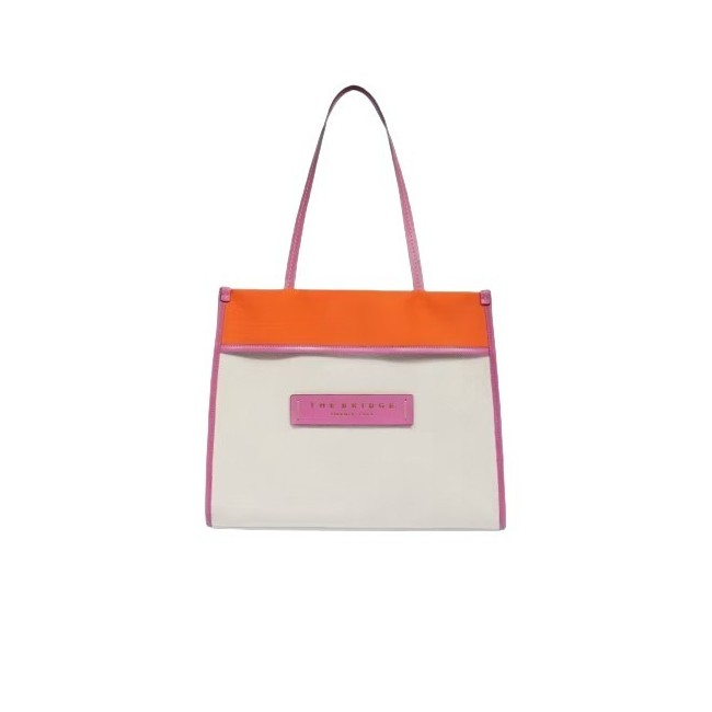 The Bridge Damentasche Elisa Linie Orange, Pink und Weiß 0428247Y-JD