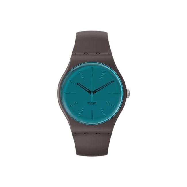 Swatch Dark Duality brown and blue watch - SO29C100