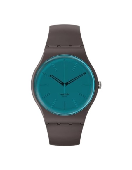 Orologio Swatch Dark Duality marrone e blu - SO29C100
