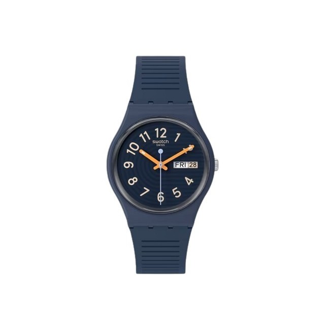 Swatch Trendy Lines At Night dunkelblaue Uhr – SO28I700
