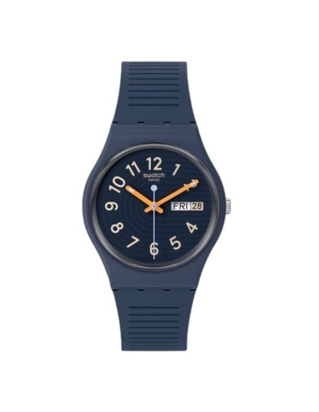 Swatch Trendy Lines At Night dunkelblaue Uhr – SO28I700