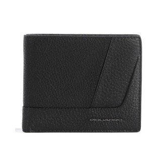 Piquadro Carl Geldbörse aus schwarzem Leder – PU4188S129R/N
