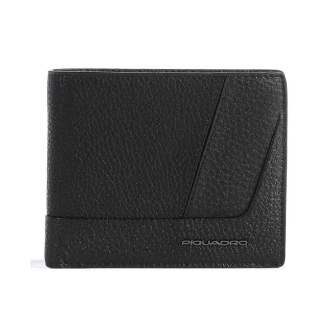 Piquadro Carl Geldbörse aus schwarzem Leder – PU4188S129R/N