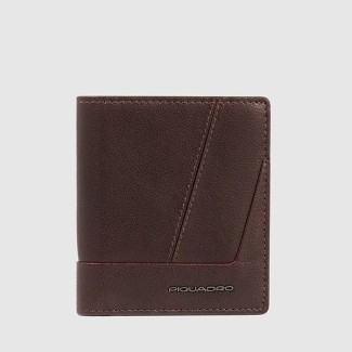 Piquadro Carl vertical wallet dark brown PU5964S129R/TM