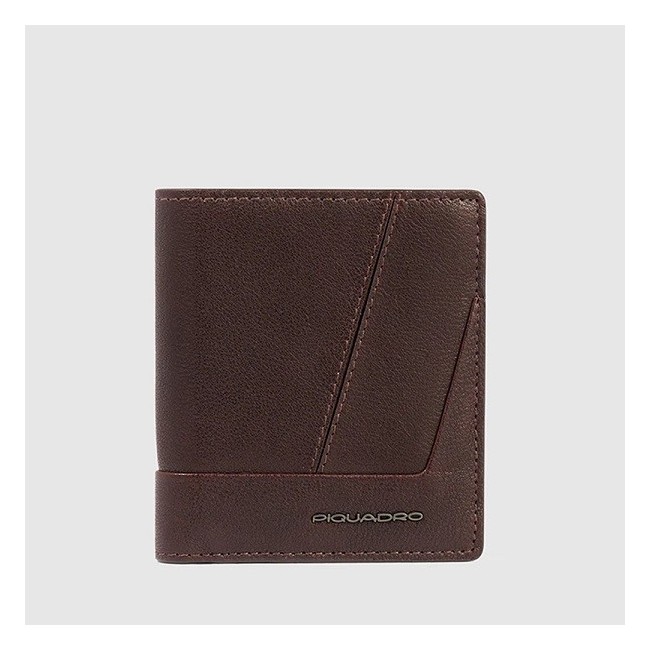 Piquadro Carl vertical wallet dark brown PU5964S129R/TM