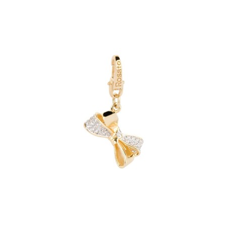 Silberne Schneeflocke Charm gold plattiert-SE018