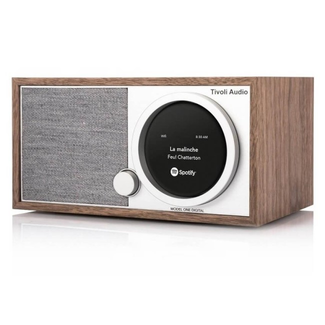 Tivoli Model One Digital Walnut/Silver Table Radio - M1DPWAL