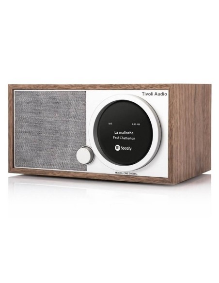 Tivoli Model One Digital Walnut/Silver Table Radio - M1DPWAL