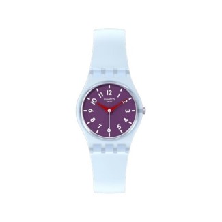 Swatch Powder Plum light blue watch - LL126