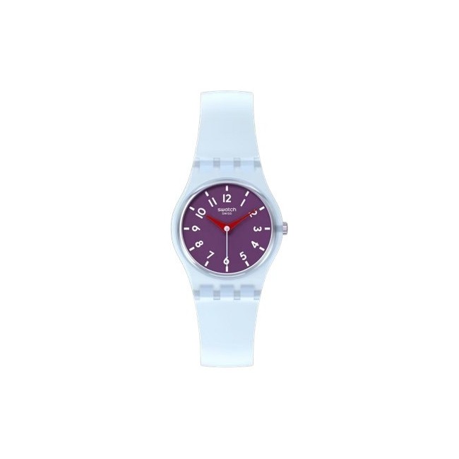 Swatch Powder Plum light blue watch - LL126