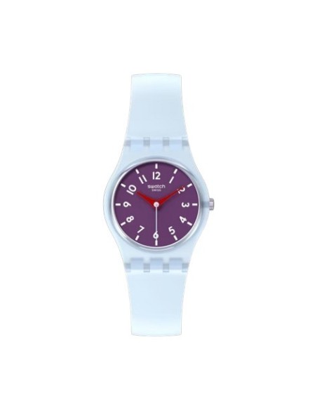 Swatch Powder Plum light blue watch - LL126