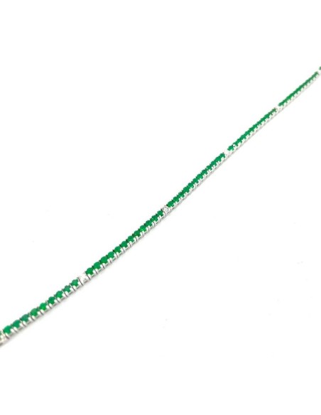 Salvini Tennis Bracelet with Emeralds and Diamonds - 20102349