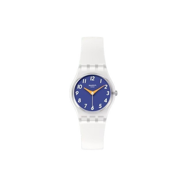 Swatch The Gold Within You white and blue watch - LE108
