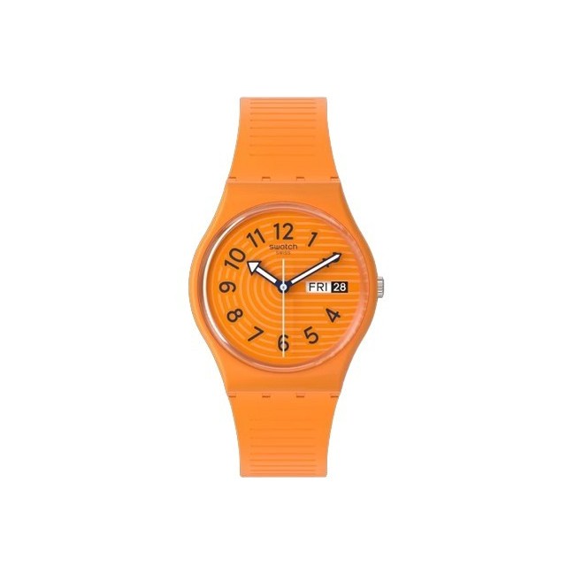 Orologio Swatch Trendy Lines in Sienna arancione - SO28O703