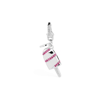 Ice cream charm in silver-HO005