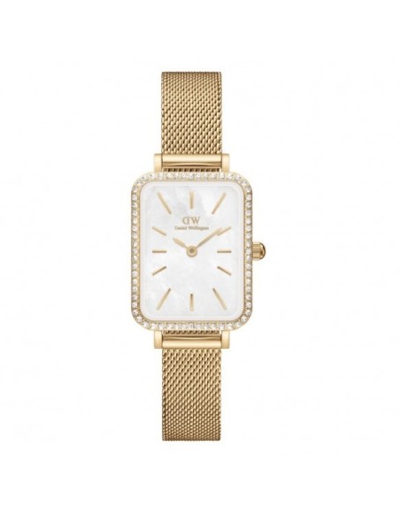 Daniel Wellington Quadro Bezel gold watch DW00100668