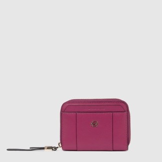 Piquadro Circle wallet in fuchsia leather - PU4188S129R/R7