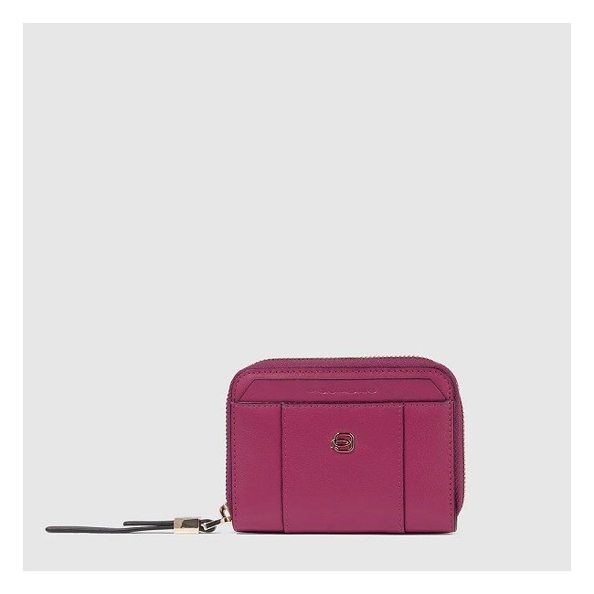 Piquadro Circle wallet in fuchsia leather - PU4188S129R/R7
