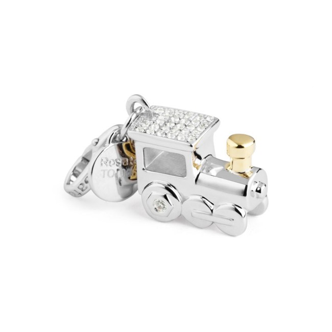 Charm silver Locomotive-TO006