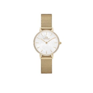 Daniel Wellington Petite Bezel round gold watch DW00100662