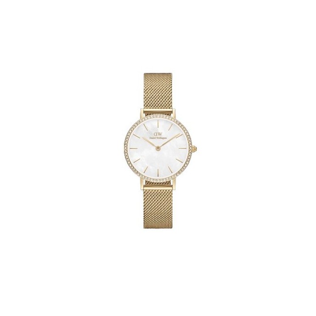 Orologio Daniel Wellington Petite Bezel dorato tondo DW00100662