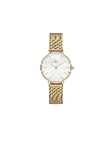 Daniel Wellington Petite Bezel round gold watch DW00100662