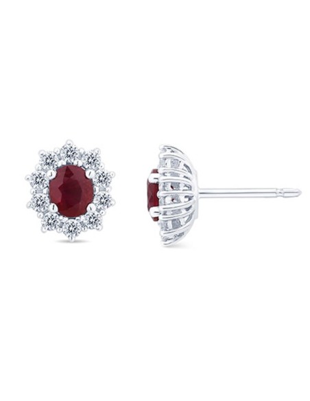 Salvini Love For Colors earrings with Burmese Rubies and Diamonds 20100568