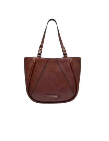 The Bridge women's bag Brigida line in brown leather - 0449527J14