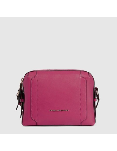 Borsa tracolla in pelle Piquadro Circle fucsia - BD4870W92/R7