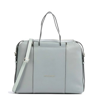 Cartella in pelle Piquadro Circle verde menta - CA4577W92/VEVE