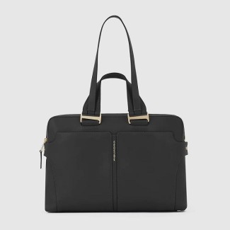 Cartella in pelle Piquadro Ray nera - CA6211S126/N