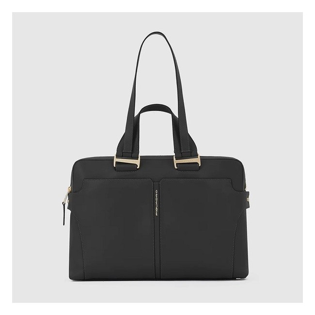 Piquadro Ray leather briefcase black - CA6211S126/N