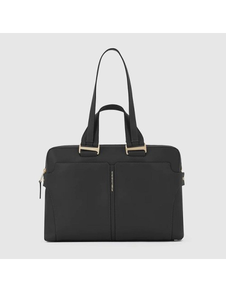 Piquadro Ray leather briefcase black - CA6211S126/N